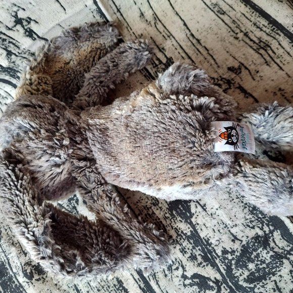 Jellycat Bunny Rabbit Plush Bashful Woodland Stuffed Animal Babe gray brown 11" - Picture 3 of 7